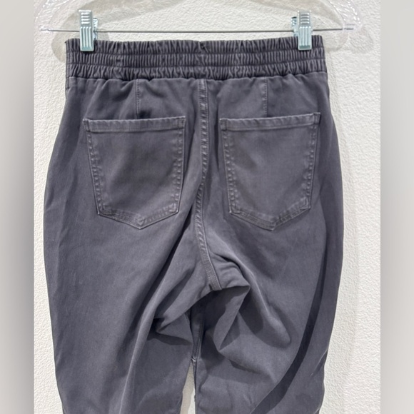 Spanx Stretch Twill Cargo Jogger Ankle Dark Charcoal Grey Pants Size Small - Picture 10 of 15